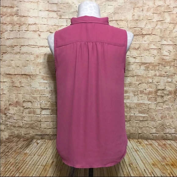 LOFT Tie-Neck Sleeveless Blouse - Picture 5 of 8